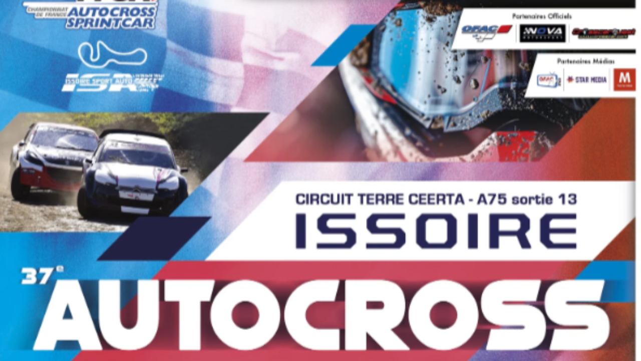 Issoire. Une compétition d'autocross Issoire. Une compétition d'autocross