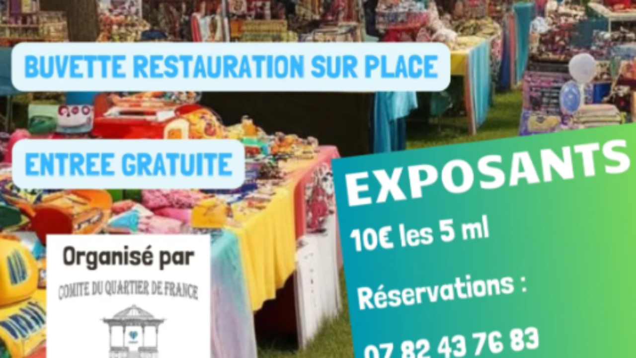 Vichy. Un grand vide-greniers