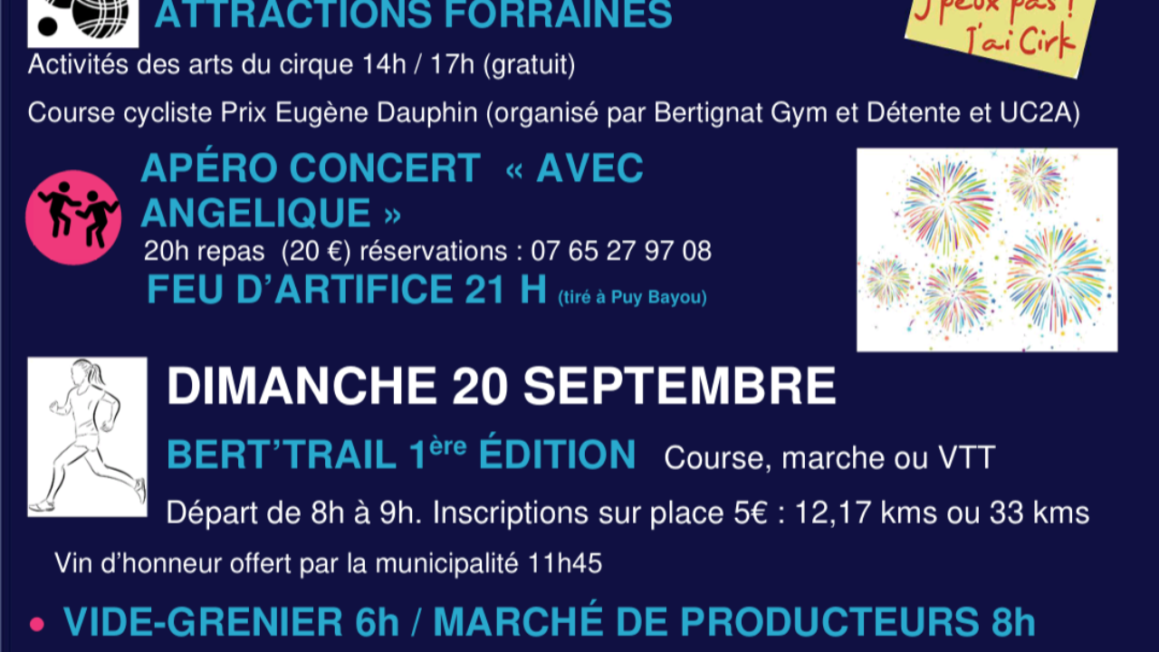 Bertignat. Le retour de la f&ecirc;te patronale
