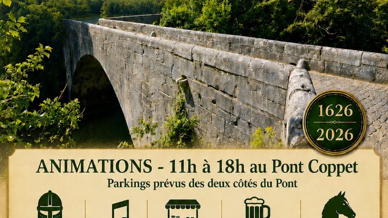 Célèbrez les 400 ans du Pont Coppet Célèbrez les 400 ans du Pont Coppet