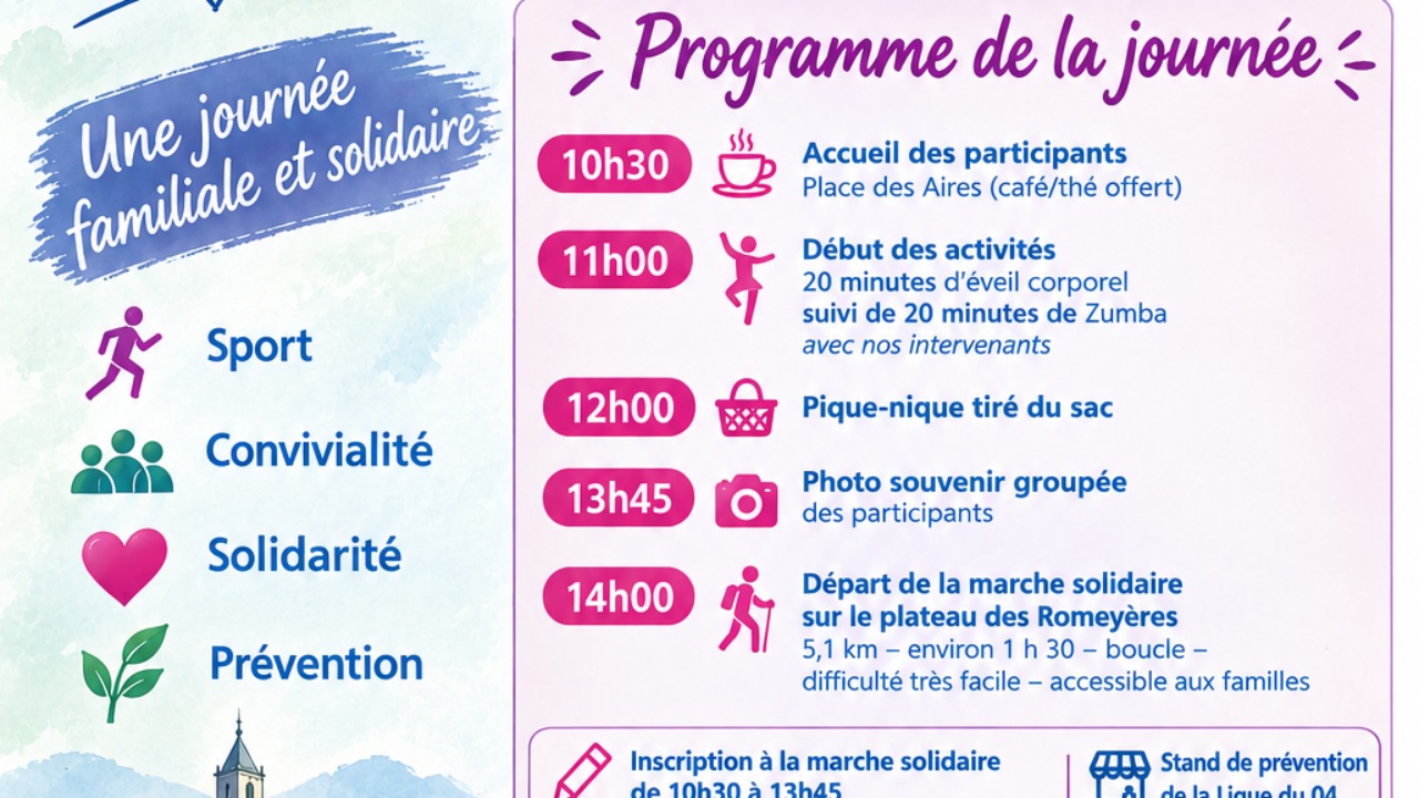 Mison. Une journée contre la cancer Mison. Une journée contre la cancer