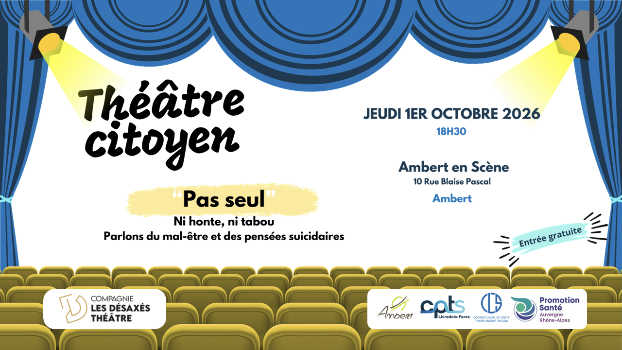 Ambert. Un théâtre citoyen autour de la santé mentale Ambert. Un théâtre citoyen autour de la santé mentale