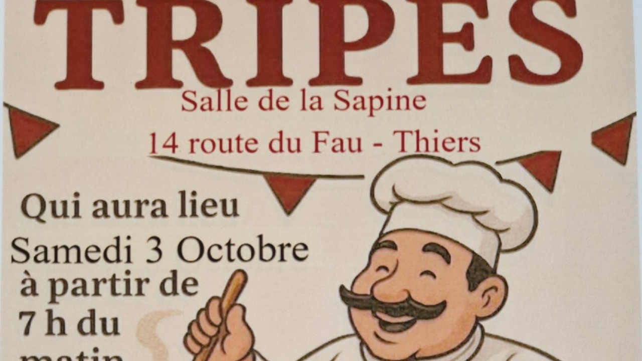 Thiers. Les traditionnelles tripes de l'Amicale la&iuml;que
