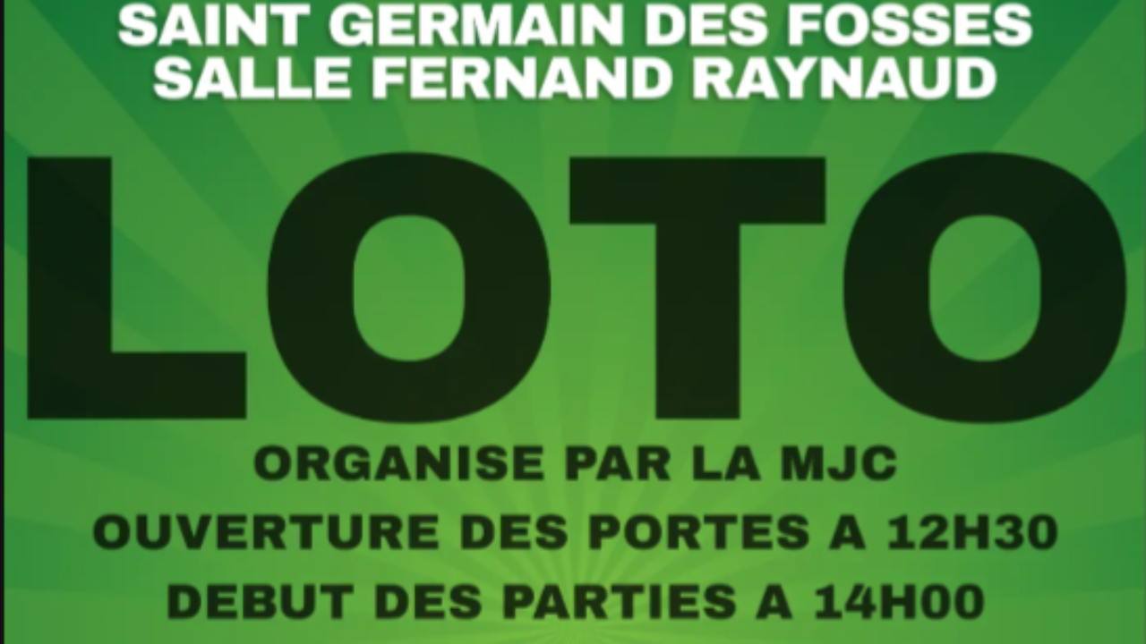 Saint-Germain-des-Foss&eacute;s. Le retour du loto de la MJC