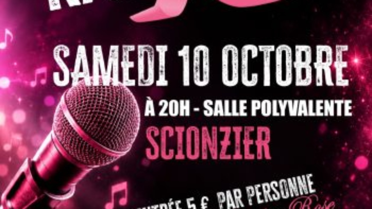 Scionzier. Poussez la chansonnette