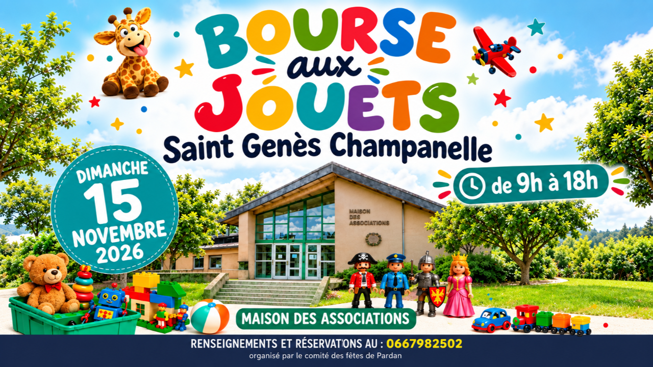 Saint-Genès-Champanelle. Une bourse aux jouets Saint-Genès-Champanelle. Une bourse aux jouets