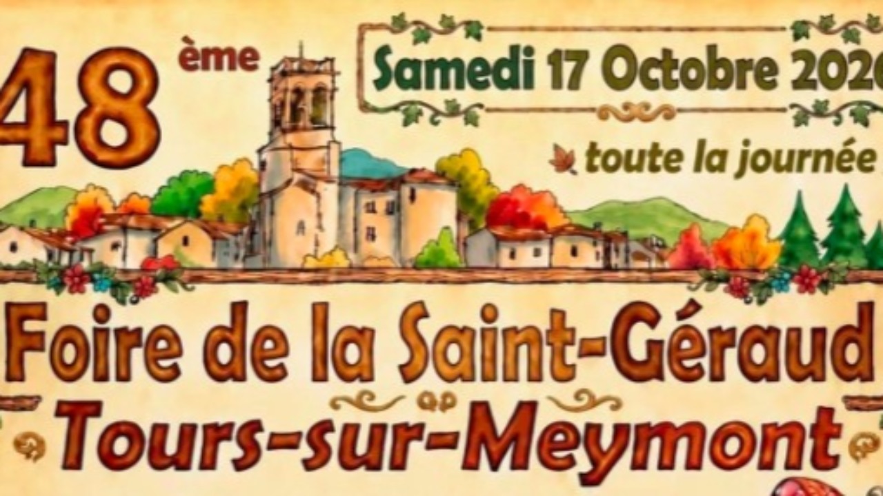 Tours-sur-Meymont. Participez à la Foire de la Saint-Géraud Tours-sur-Meymont. Participez à la Foire de la Saint-Géraud
