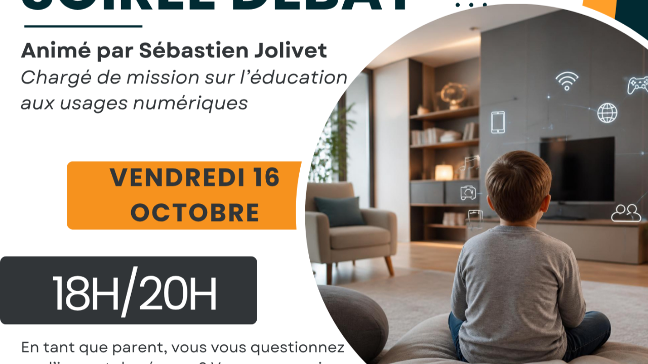 Saint-Maurice Es Allier. Une soirée-débat sur l'utilisation des écrans par vos enfants Saint-Maurice Es Allier. Une soirée-débat sur l'utilisation des écrans par vos enfants