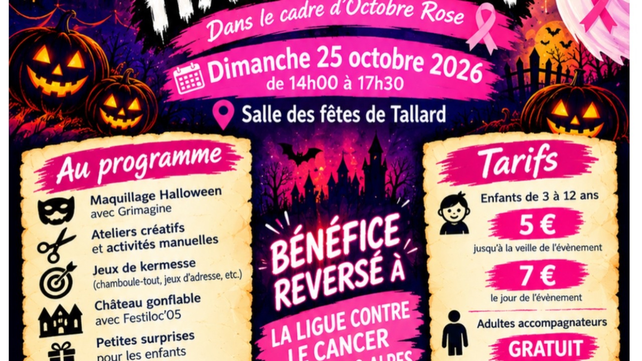 Tallard. La kermesse d'Halloween de l'ASA