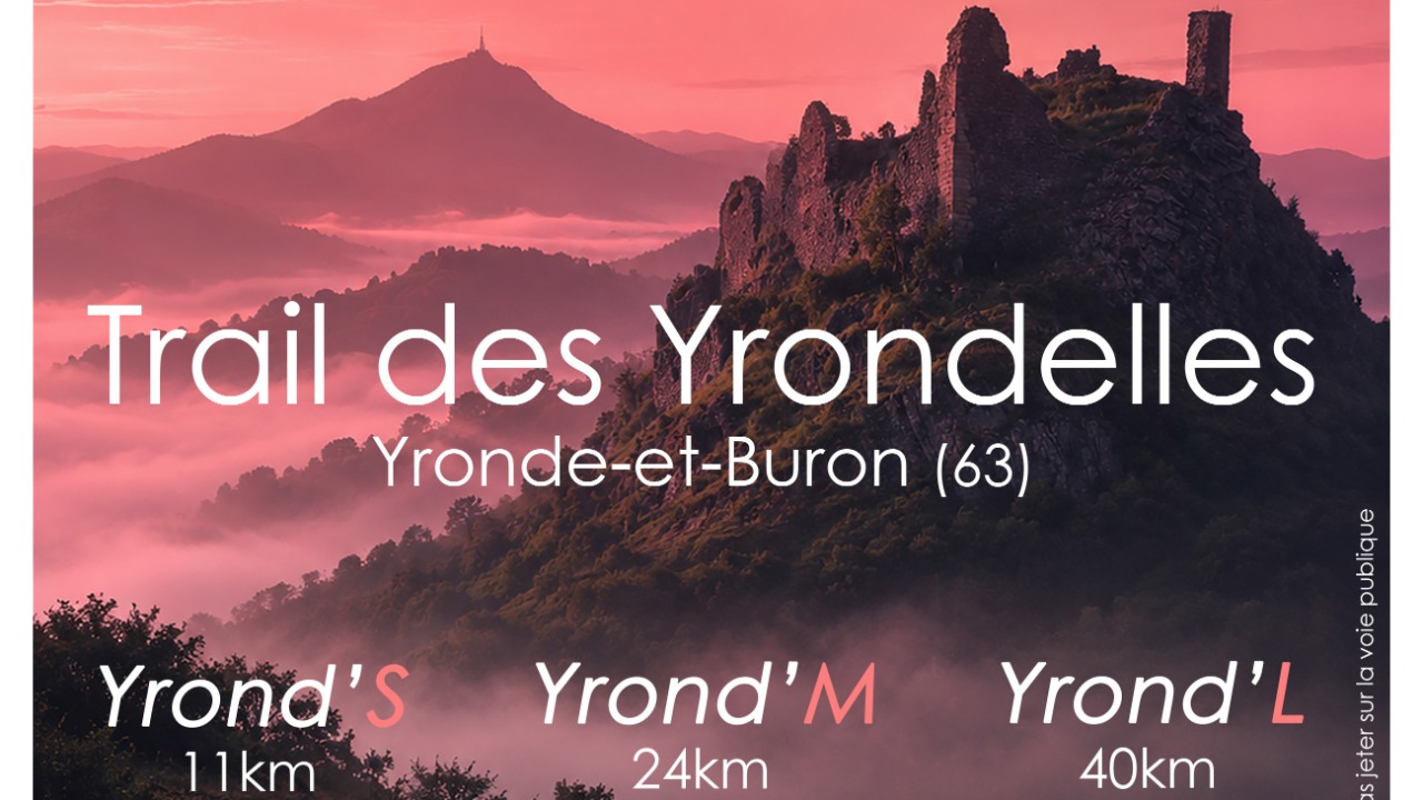 Yronde-et-Buron. Top départ du Trail des Yrondelles Yronde-et-Buron. Top départ du Trail des Yrondelles