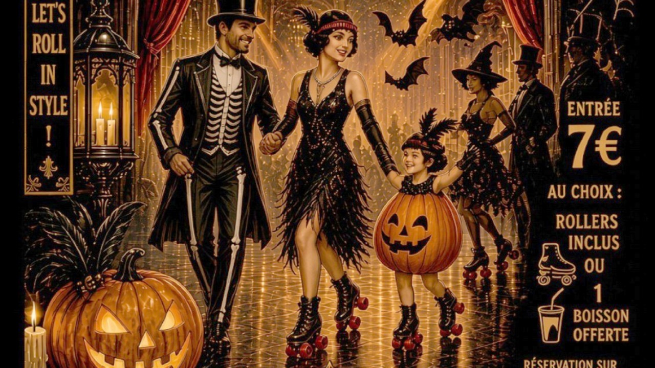 Courpi&egrave;re. F&ecirc;tez Halloween en roller