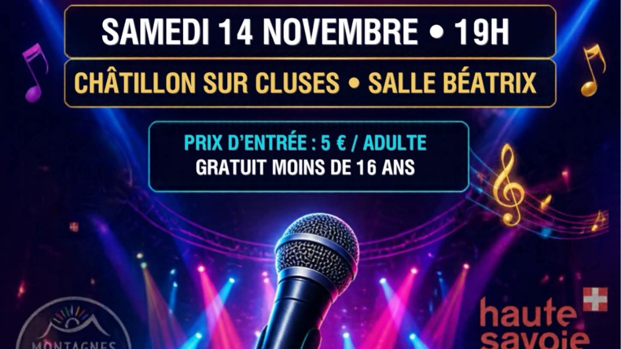 Châtillon sur Cluses. Une grande soirée karaoké Châtillon sur Cluses. Une grande soirée karaoké