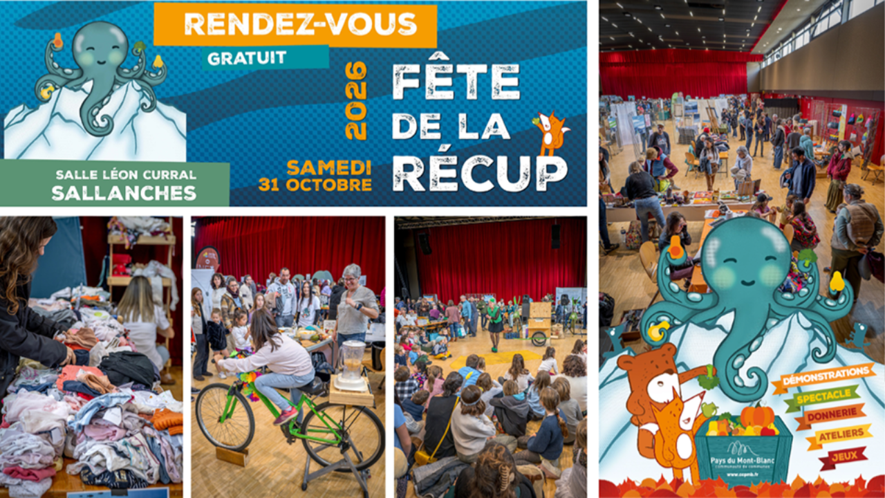 À Sallanches, la Fête de la Récup’ revient avec des ateliers créatifs et plein d’idées pour moins jeter À Sallanches, la Fête de la Récup’ revient avec des ateliers créatifs et plein d’idées pour moins jeter