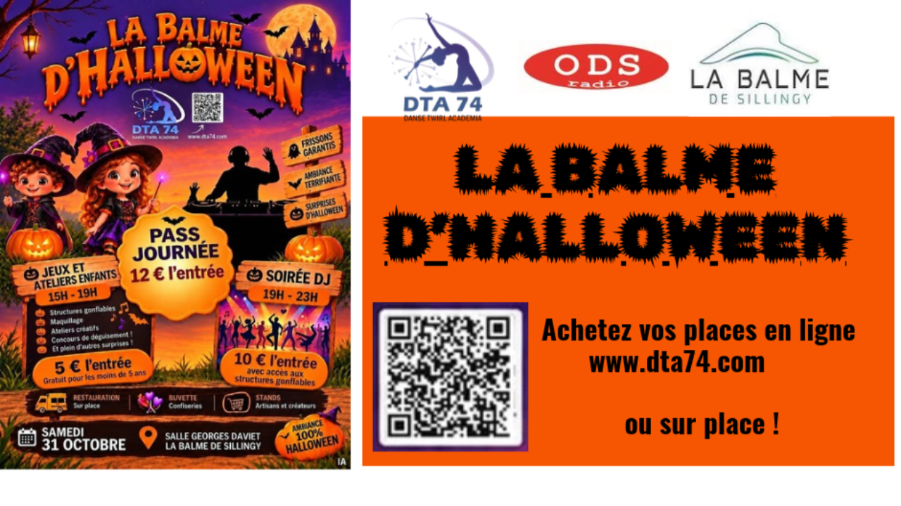 La Balme-de-Sillingy. Place à Halloween avec des animations, structures gonflables et soirée DJ La Balme-de-Sillingy. Place à Halloween avec des animations, structures gonflables et soirée DJ