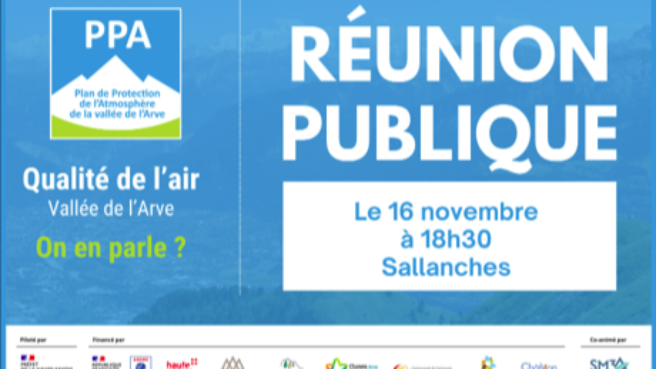 Vallée de l'Arve : une réunion publique gratuite pour échanger sur la qualité de l'air ! Vallée de l'Arve : une réunion publique gratuite pour échanger sur la qualité de l'air !
