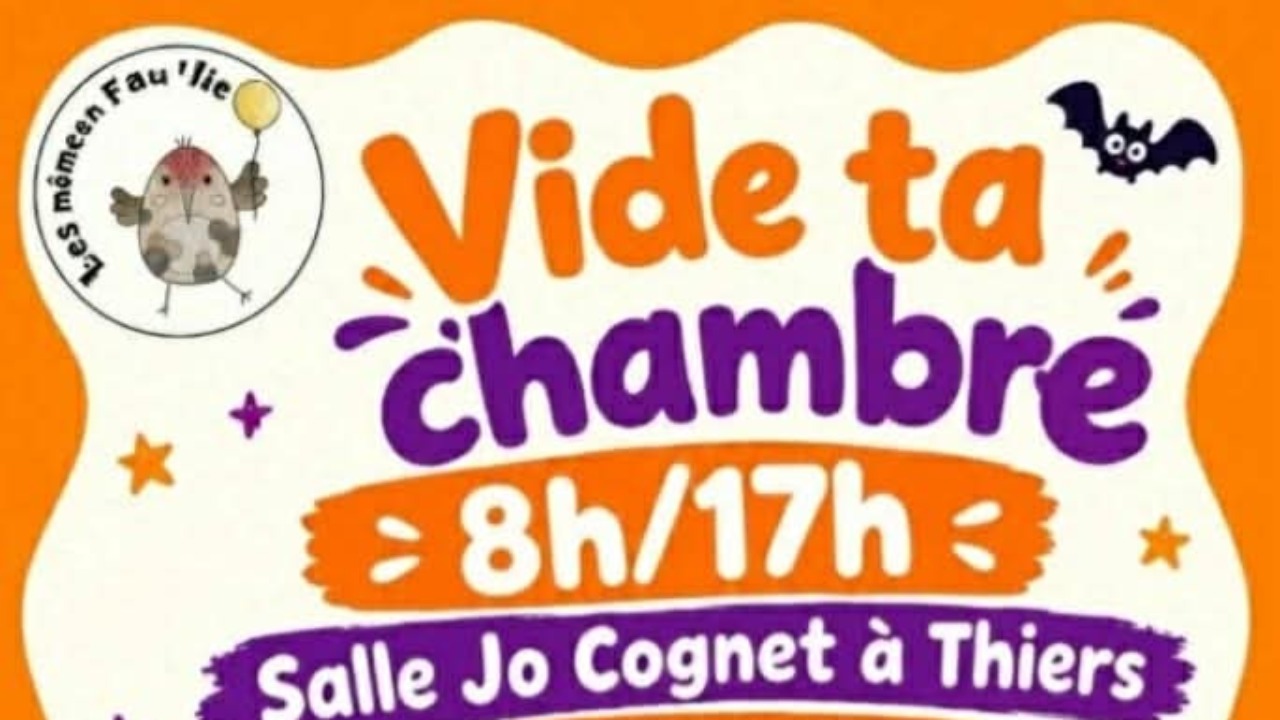Un grand vide-ta-chambre spécial Halloween à Thiers : jouets, bonnes affaires et animations pour les enfants Un grand vide-ta-chambre spécial Halloween à Thiers : jouets, bonnes affaires et animations pour les enfants