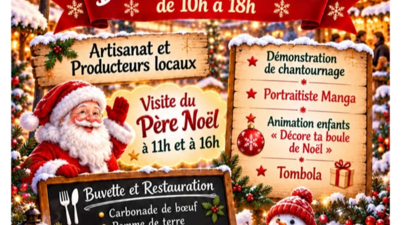 Pardines. Un marché de Noël avec artisans, animations et Père Noël Pardines. Un marché de Noël avec artisans, animations et Père Noël