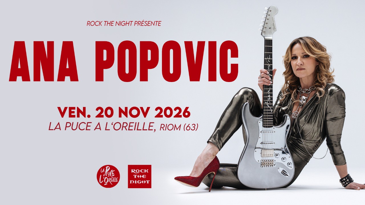 Riom. La célèbre guitariste Ana Popovic en concert à La Puce à l'Oreille Riom. La célèbre guitariste Ana Popovic en concert à La Puce à l'Oreille