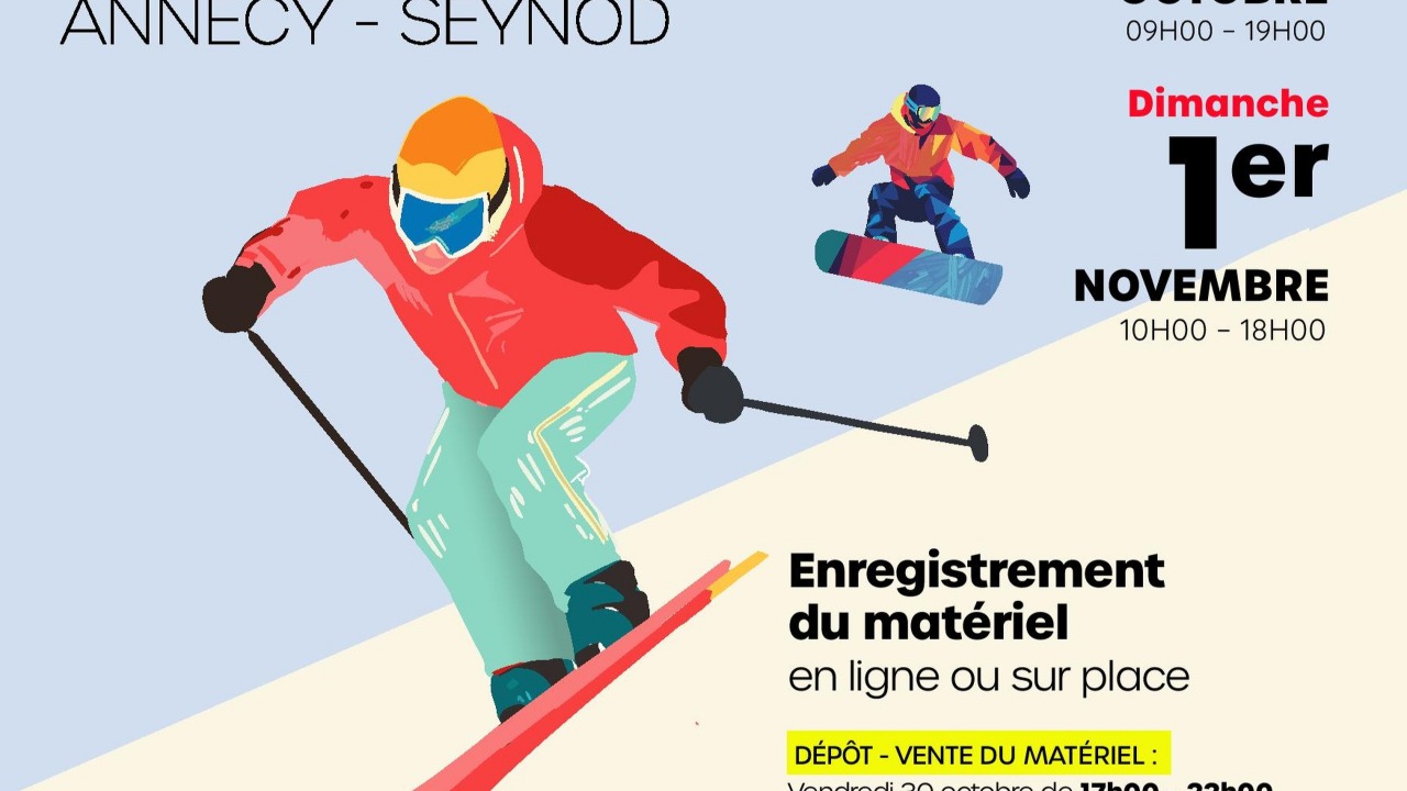 Annecy. Une grande bourse aux skis pour préparer l'hiver et faire de bonnes affaires Annecy. Une grande bourse aux skis pour préparer l'hiver et faire de bonnes affaires