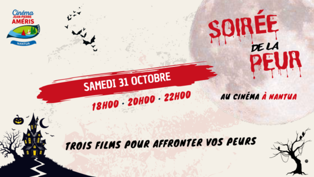 Nantua. Une soirée spéciale Halloween avec trois films d'horreur à enchaîner au cinéma Nantua. Une soirée spéciale Halloween avec trois films d'horreur à enchaîner au cinéma