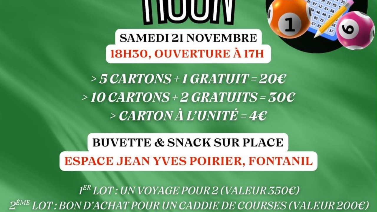 Le Fontanil-Cornillon. Le Rugby Club Chartreuse N&eacute;ron organise son grand loto avec de nombreux cadeaux &agrave; gagner