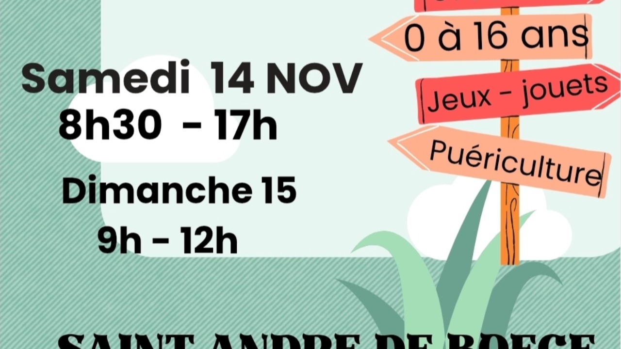Saint-André-de-Boëge. Une grande bourse petite enfance et ados pour faire de bonnes affaires Saint-André-de-Boëge. Une grande bourse petite enfance et ados pour faire de bonnes affaires