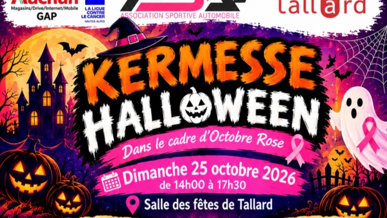 Tallard. Une grande kermesse d'Halloween pour les enfants au profit de la lutte contre le cancer