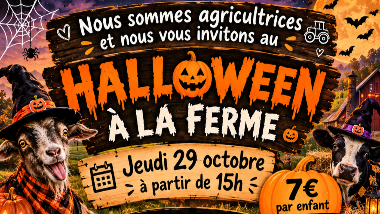 Jarjayes. Halloween s'invite &agrave; la ferme avec une chasse aux bonbons, des ch&egrave;vres d&eacute;guis&eacute;es et un d&eacute;fil&eacute; de tracteur
