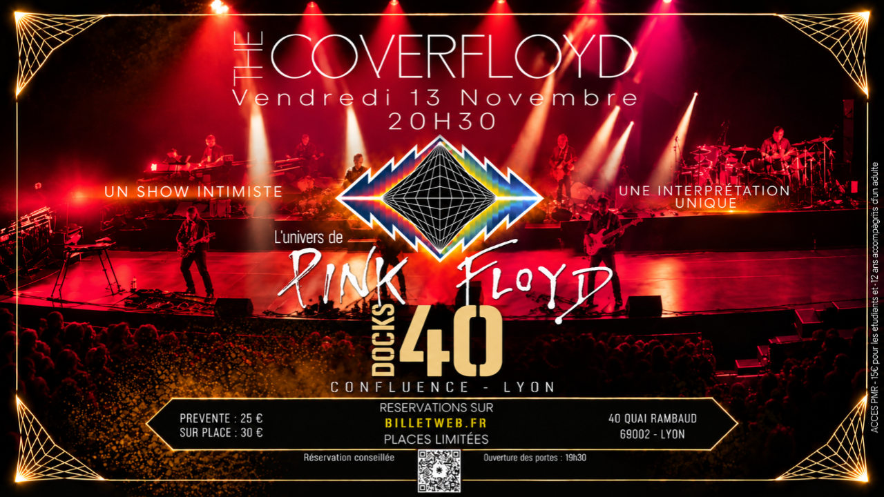 The CoverFloyd au Docks 40 : revivez la magie de Pink Floyd &agrave; Lyon !